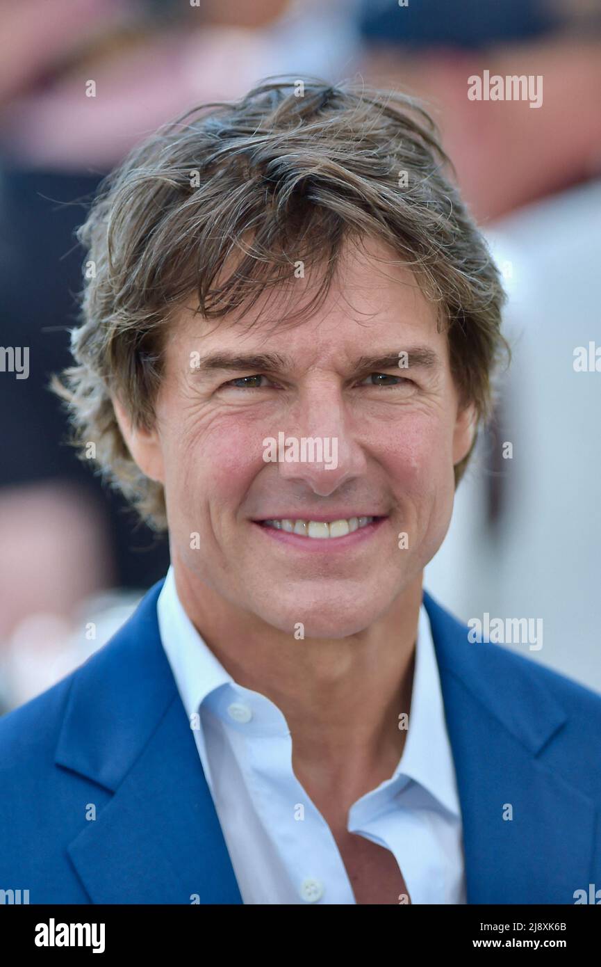 Tom Cruise attending Top Gun Maverick photocall at The 75th Annual