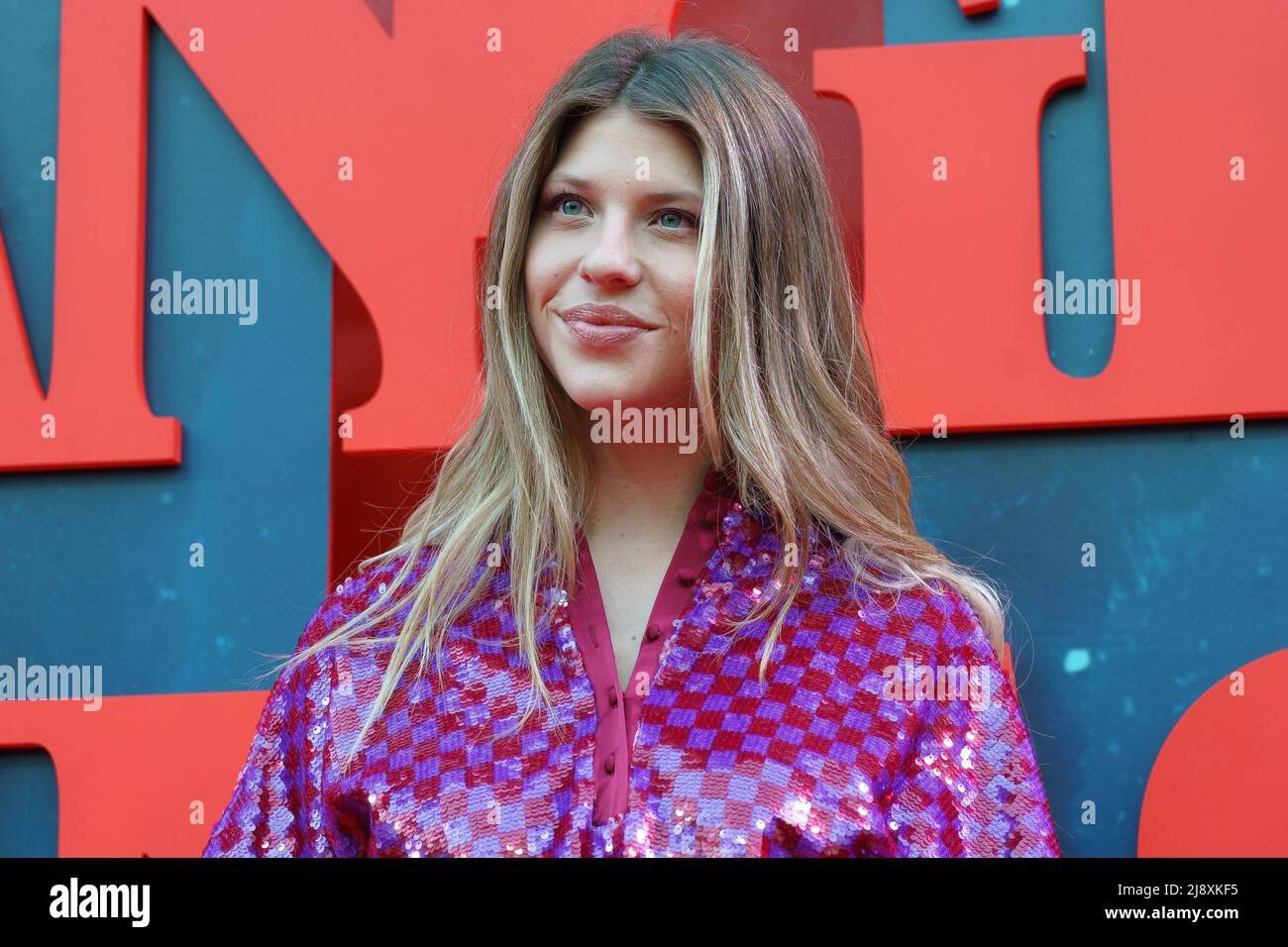 Madrid, Spain. 18th May, 2022. Ana Matamoros attends the premiere of 'Stranger Things' season 4 at the Callao Cinema. Credit: SOPA Images Limited/Alamy Live News Stock Photo
