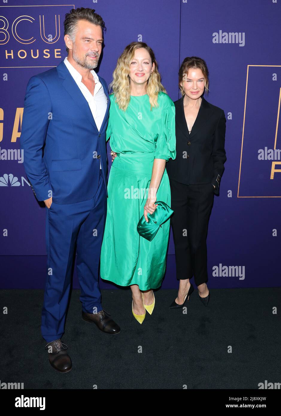 Renee Zellweger, Judy Greer, Josh Duhamel arrives at The NBC Universal