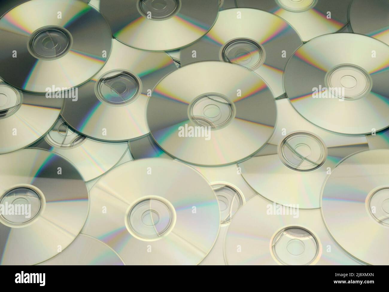Compact discs / DVD's Stock Photo Alamy