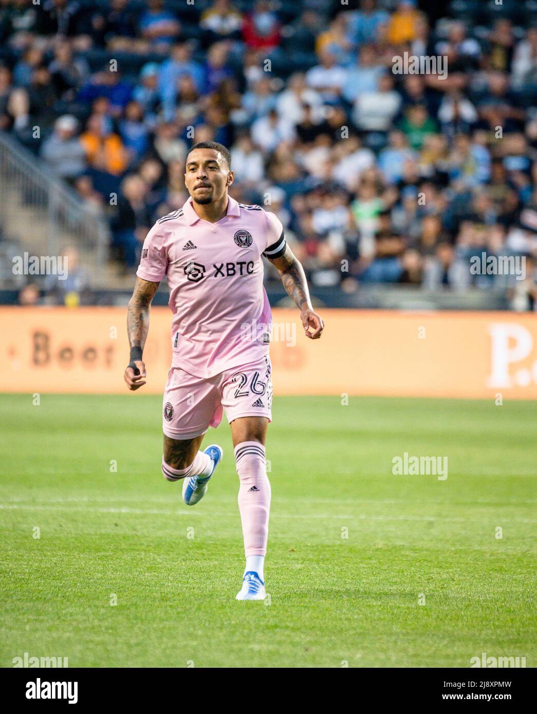 Chester, Pennsylvania, USA. 18th May, 2022. May 18, 2022, Chester PA-Inter Miami CF player GREGORE (26) in action during the match against the Philadelphia Union at Subaru Park, (Credit Image: © Ricky Fitchett/ZUMA Press Wire) Credit: ZUMA Press, Inc./Alamy Live News Stock Photo