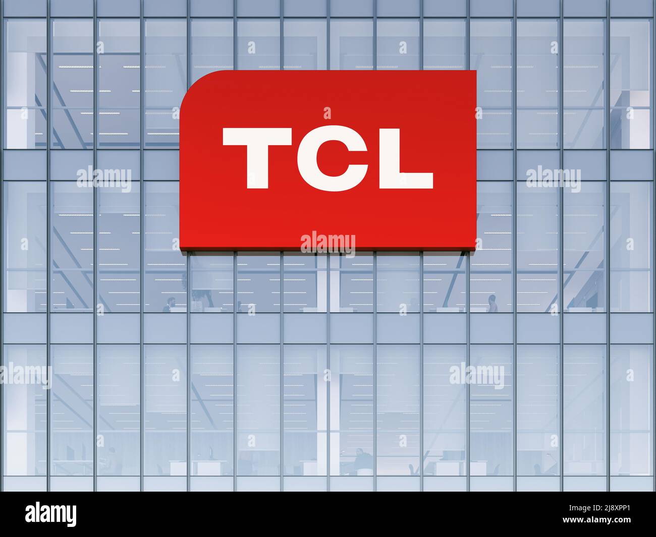 Huizhou, China. May 2, 2022. Editorial Use Only, 3D CGI. TCL Technology