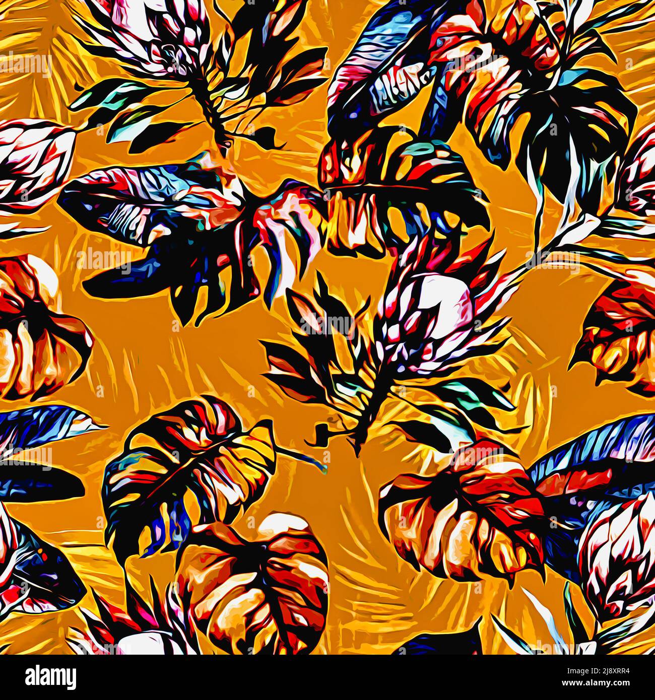 Textile and wallpaper patterns. A printable digital illustration work ...