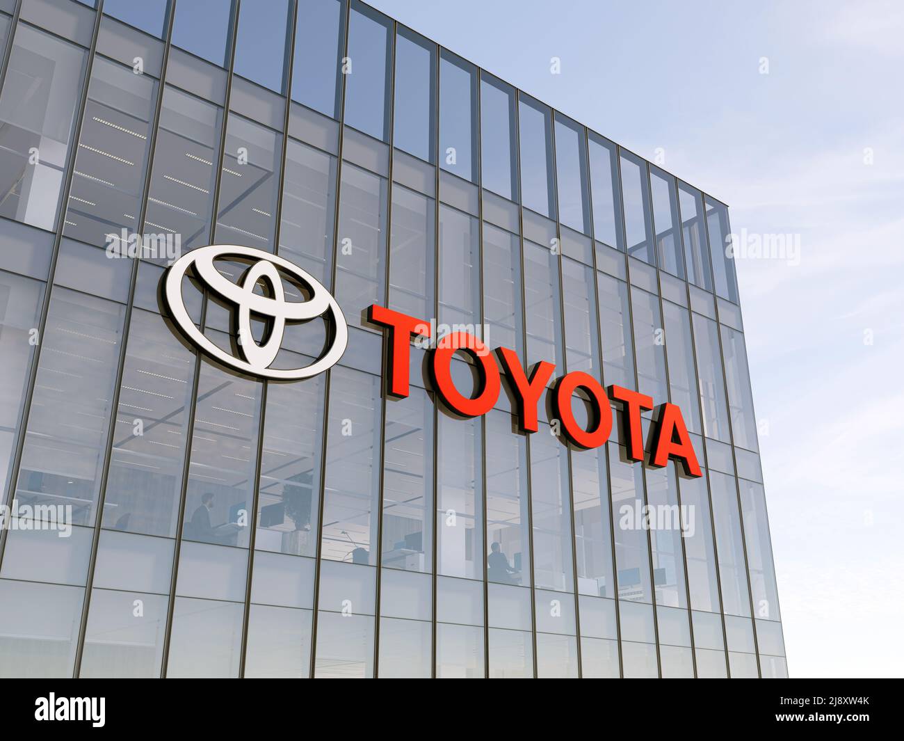 Toyota, Aichi, Japan. May 2, 2022. Editorial Use Only, 3D CGI. Toyota