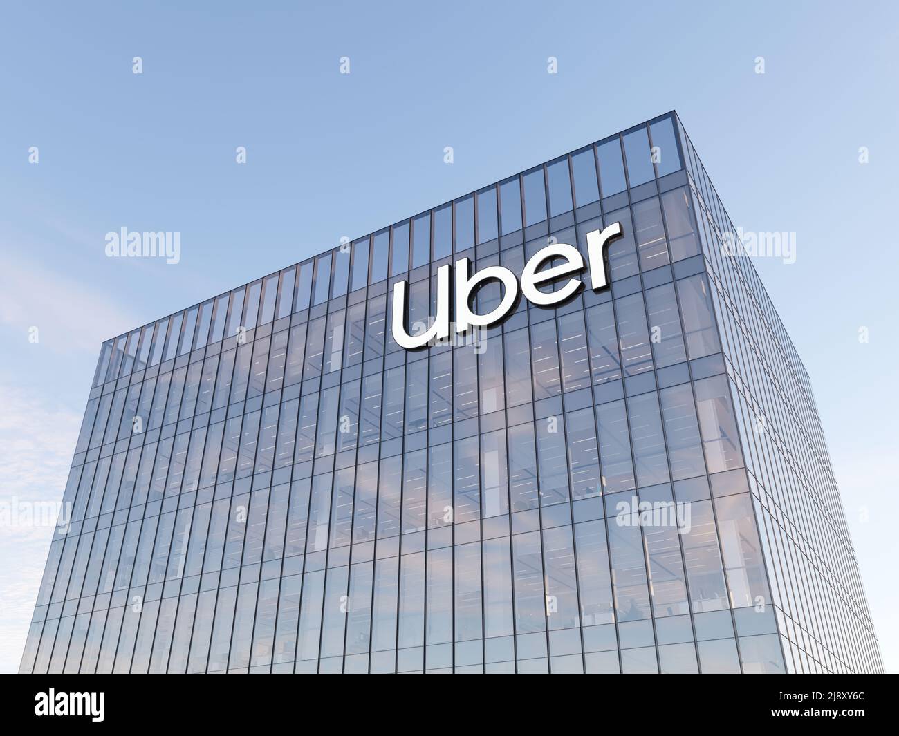 San Francisco, CA, USA. May 2, 2022. Editorial Use Only, 3D CGI. Uber