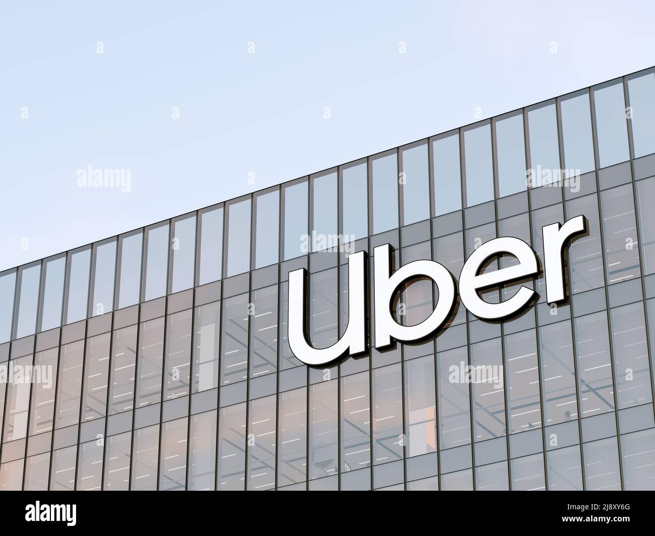 San Francisco, CA, USA. May 2, 2022. Editorial Use Only, 3D CGI. Uber