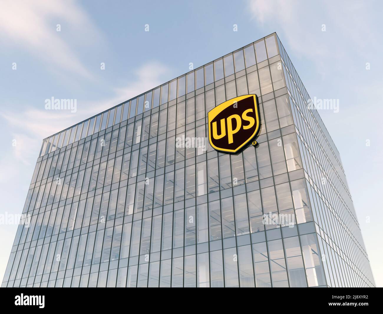 Atlanta, GA, USA. May 2, 2022. Editorial Use Only, 3D CGI. UPS United