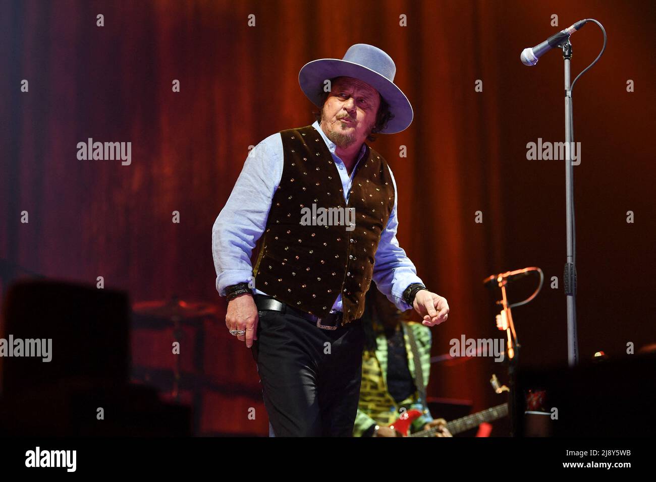 Zucchero Fornaciari performs at the AccorHotels Arena in Paris, France on May 18, 2022. Photo by Christophe Meng/ABACAPRESS.COM Stock Photo