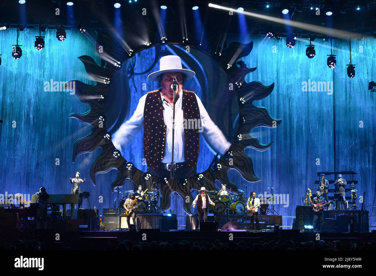Zucchero Fornaciari performs at the AccorHotels Arena in Paris, France on May 18, 2022. Photo by Christophe Meng/ABACAPRESS.COM Stock Photo