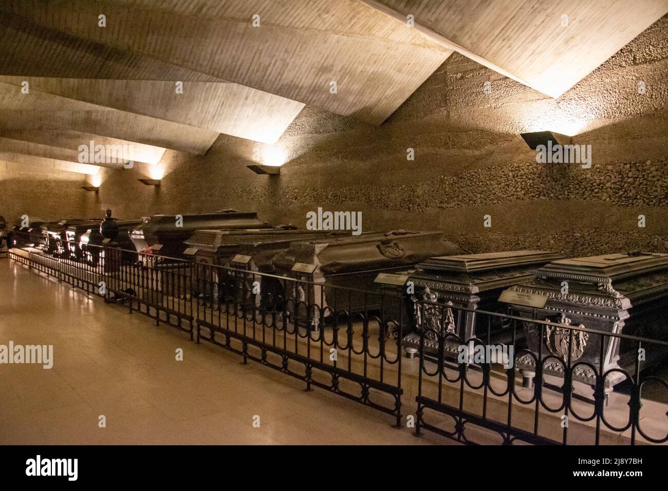 New Vault, Capuchin Crypt, Vienna, Austria. Stock Photo
