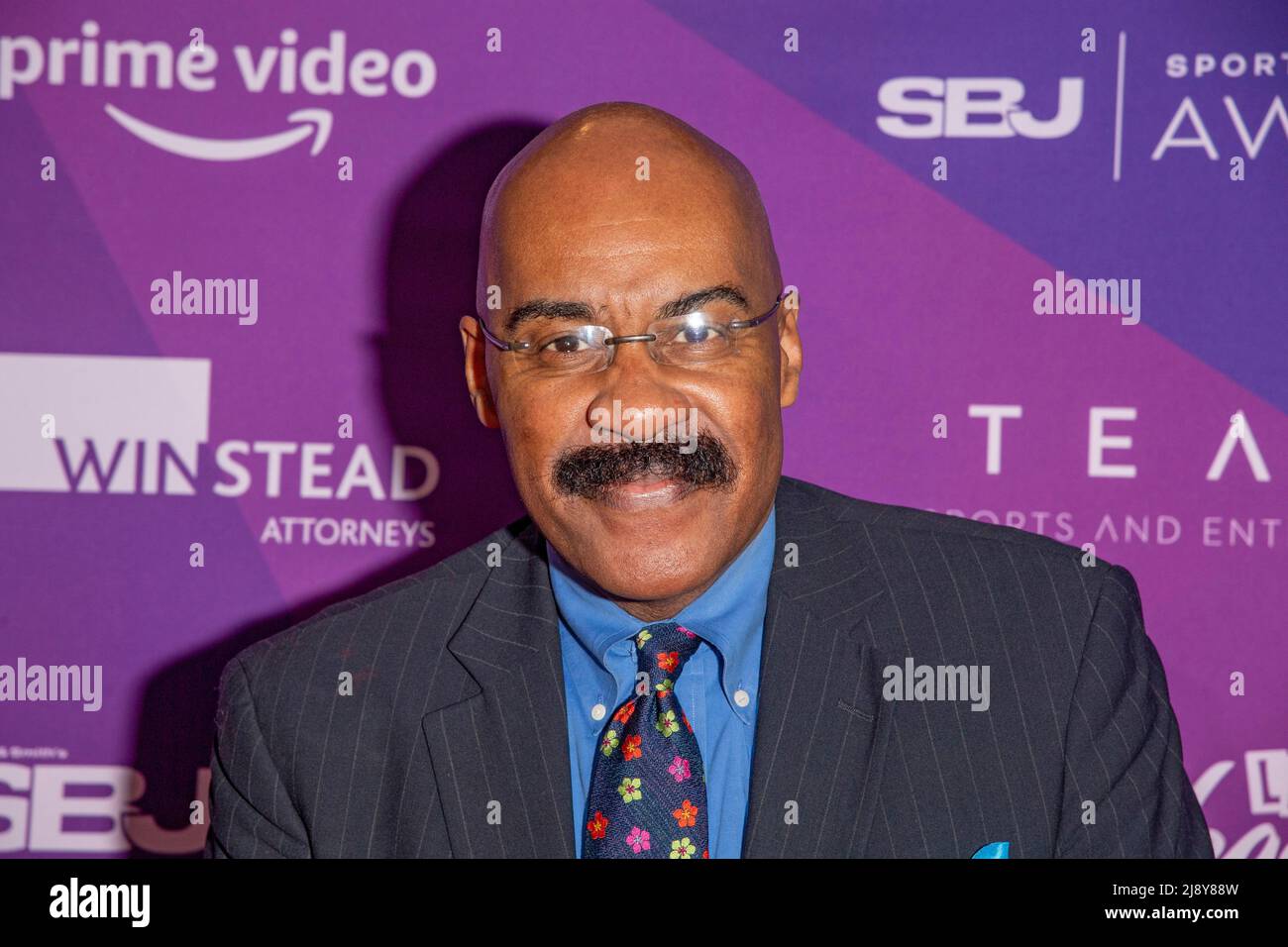 New York, United States. 18th May, 2022. Vada O. Manager attends the 15th Annual Sports Business Awards at New York Marriott Marquis Hotel in New York City. Credit: SOPA Images Limited/Alamy Live News Stock Photo