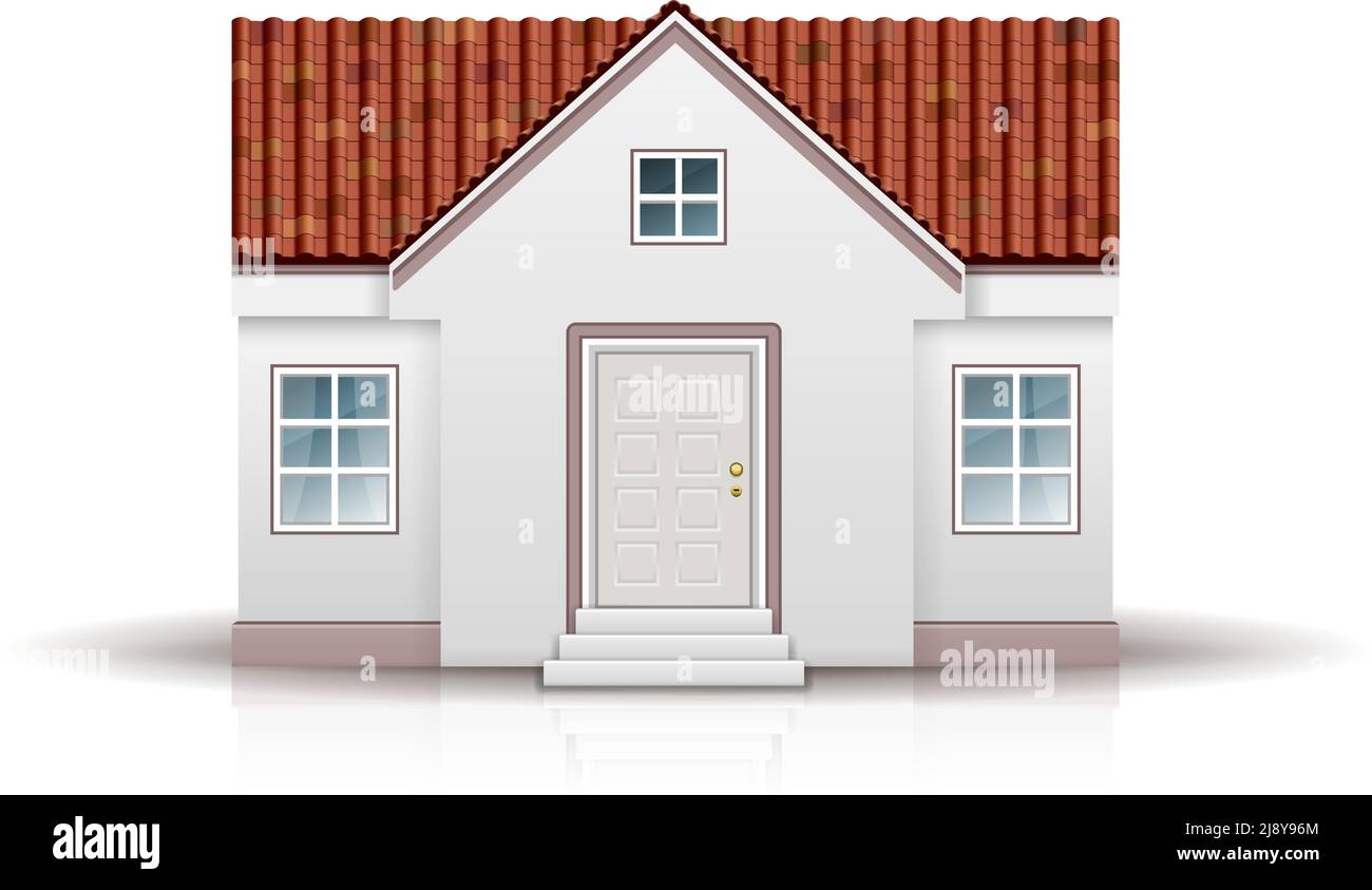 House Vector Illustration isolated on white background. EPS10 opacity ...