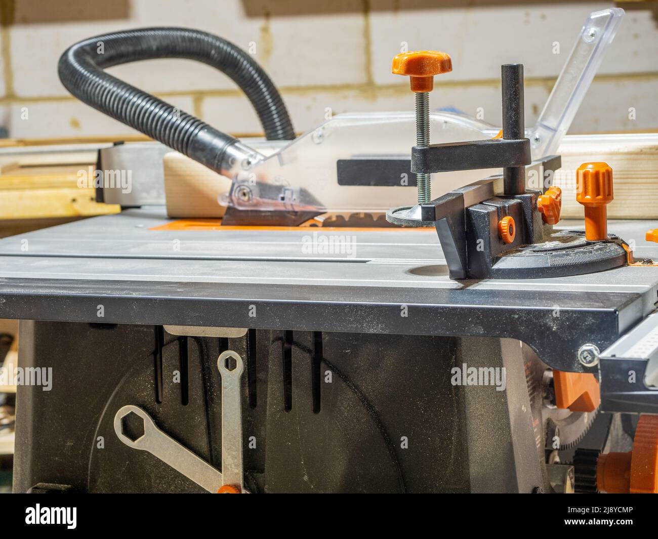 Aluminium Table saw deck with mitre pack and dust collection fitted