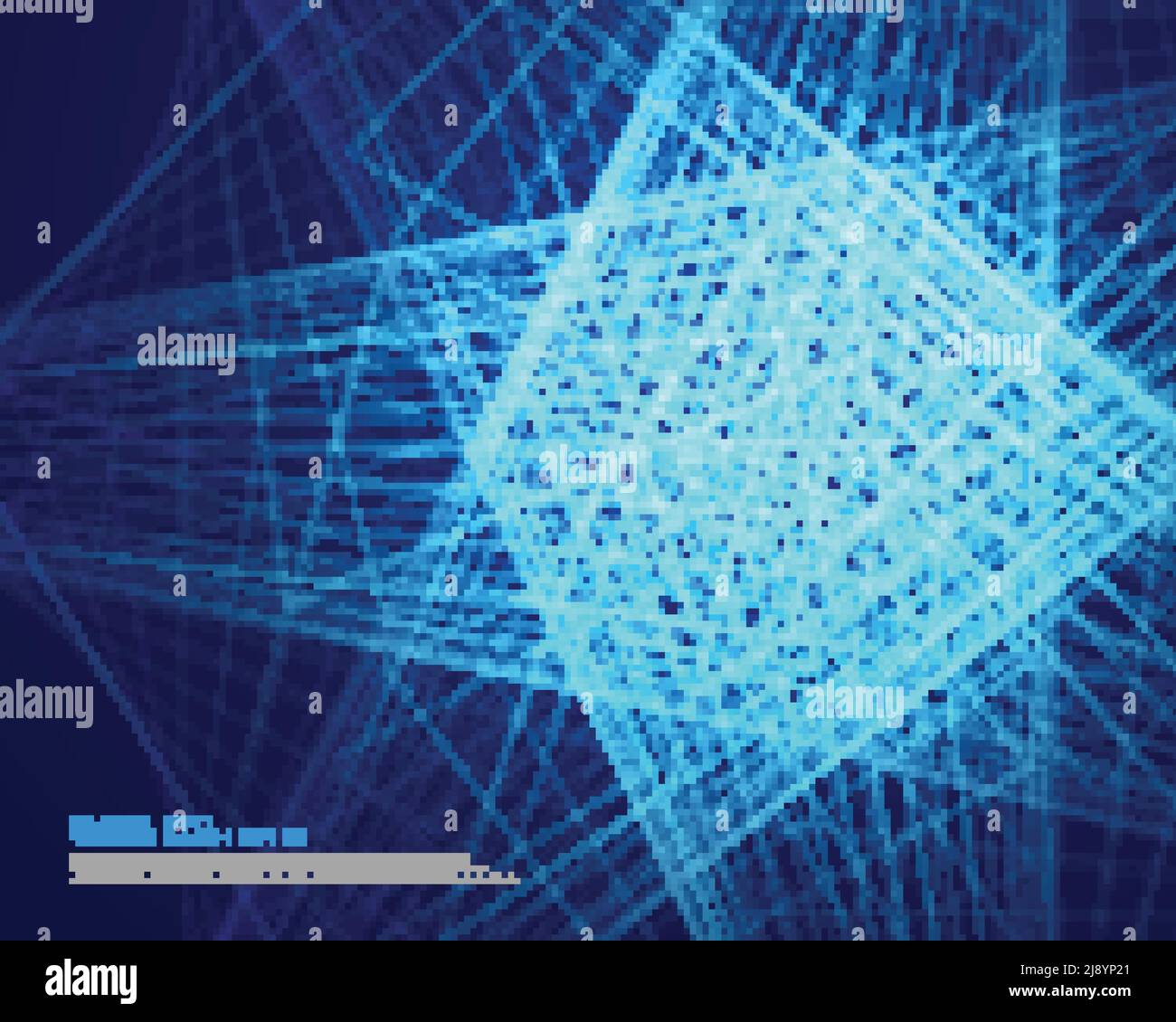 abstract blue lines web technology background vector Stock Vector Image ...