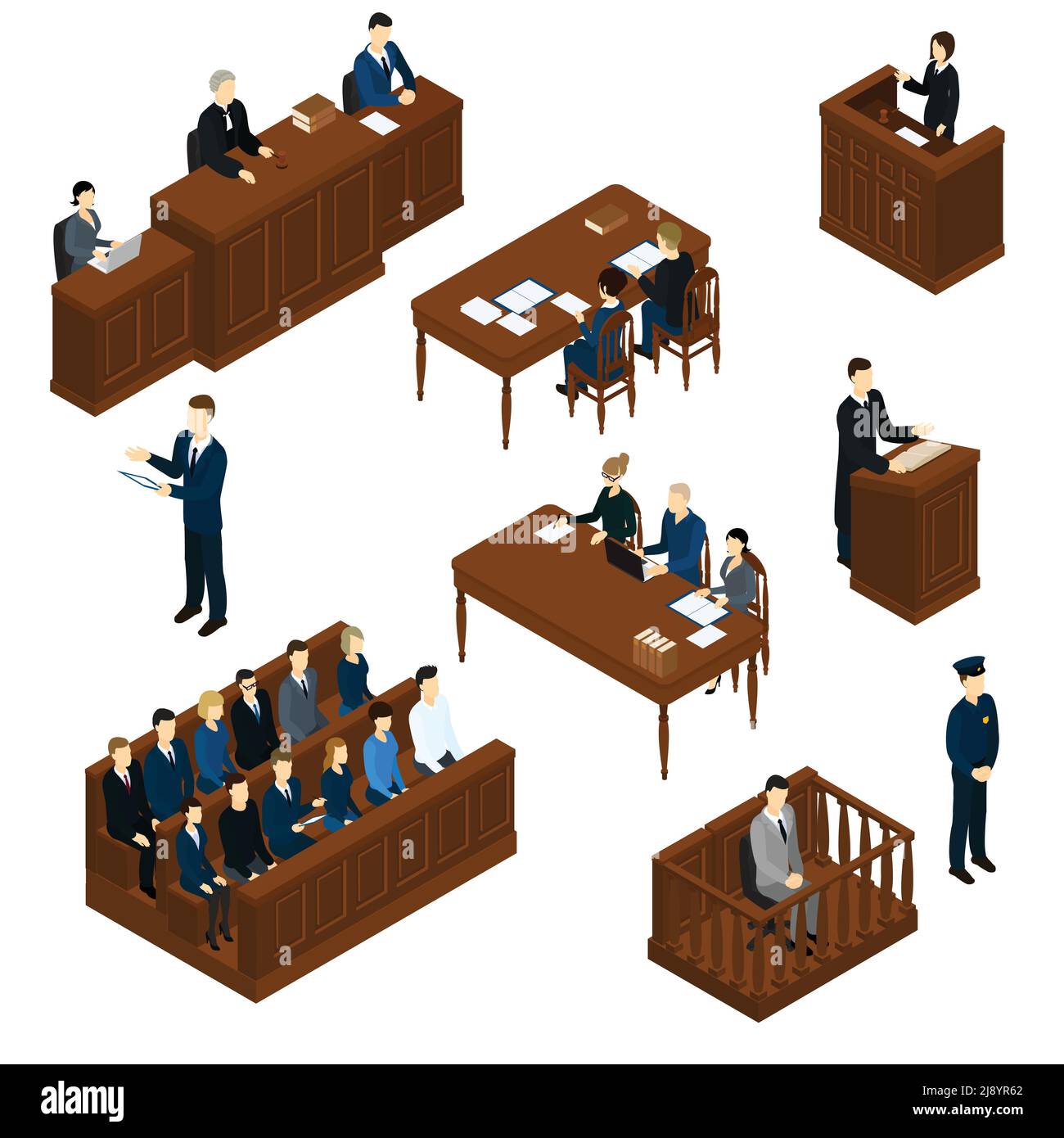 isometric-people-judicial-system-set-with-judge-defendant-jury-attorney