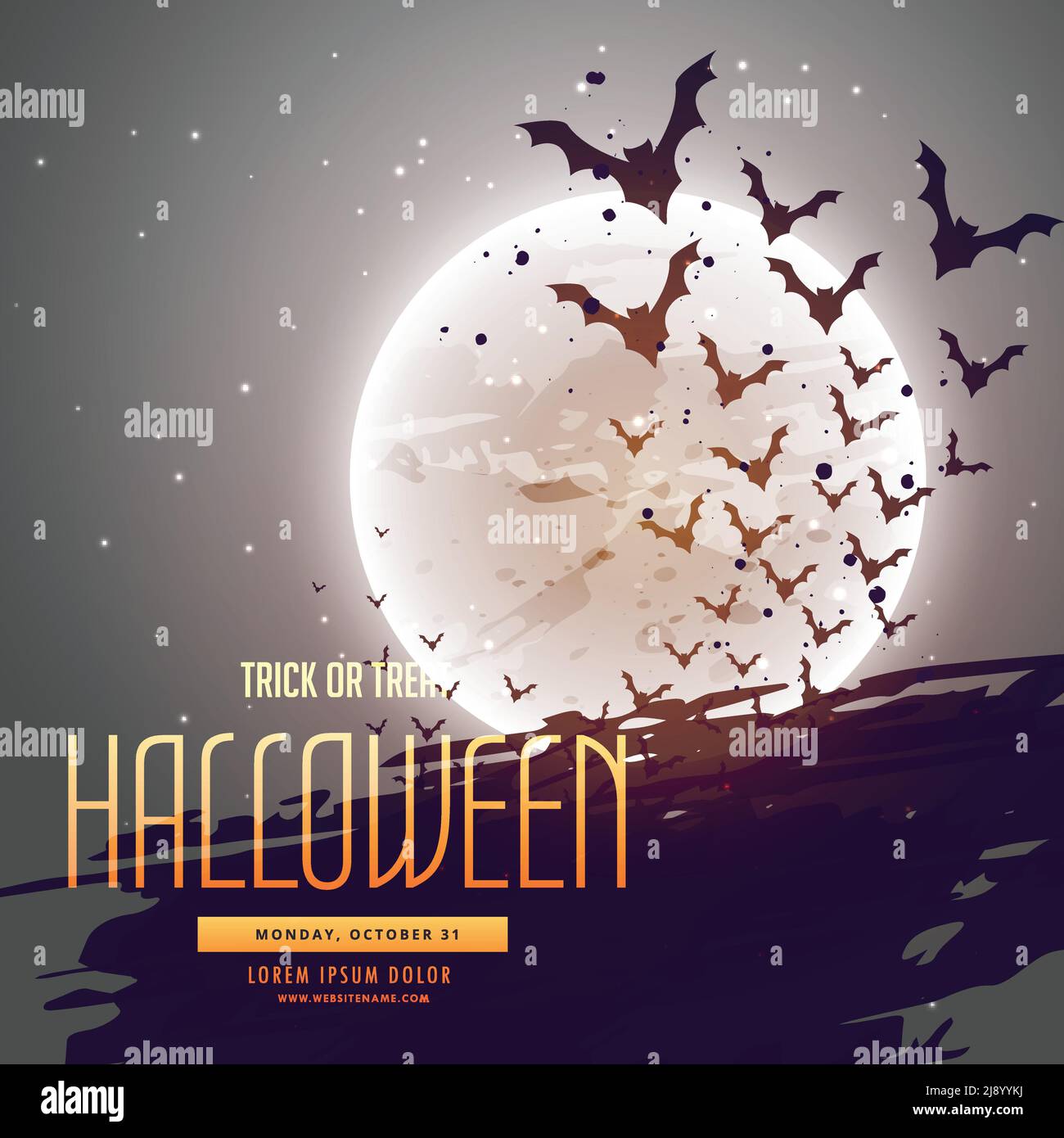 Bats in front of the moon hi-res stock photography and images - Alamy