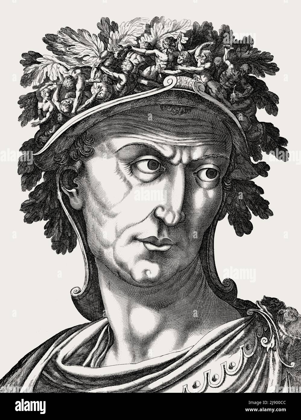 Gaius Julius Caesar, 100 - 44 BC, Roman statesman Stock Photo