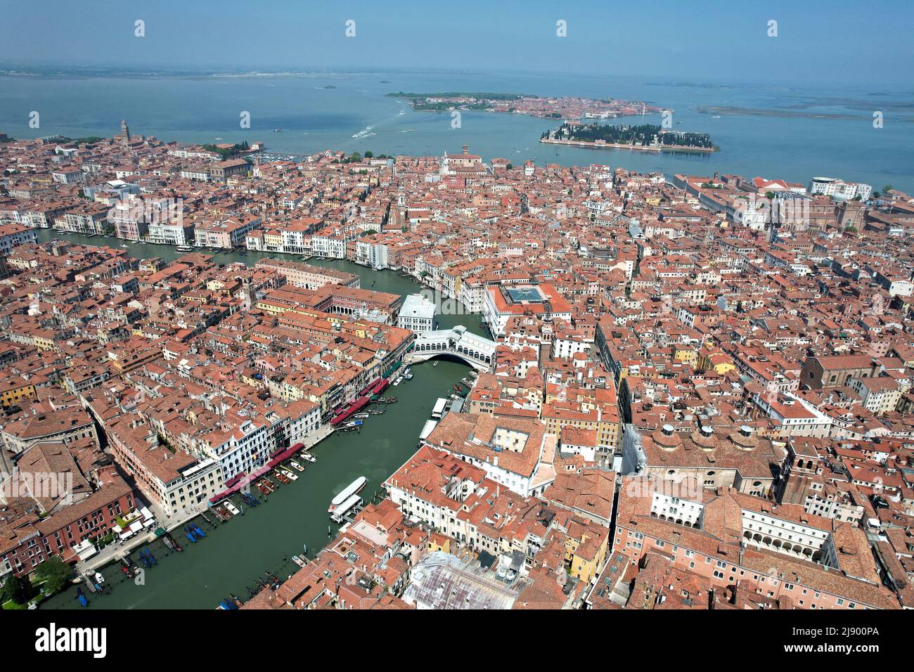 Venezia con Drone. Venice with Drone. Aerial View. May 2022 Stock Photo -  Alamy