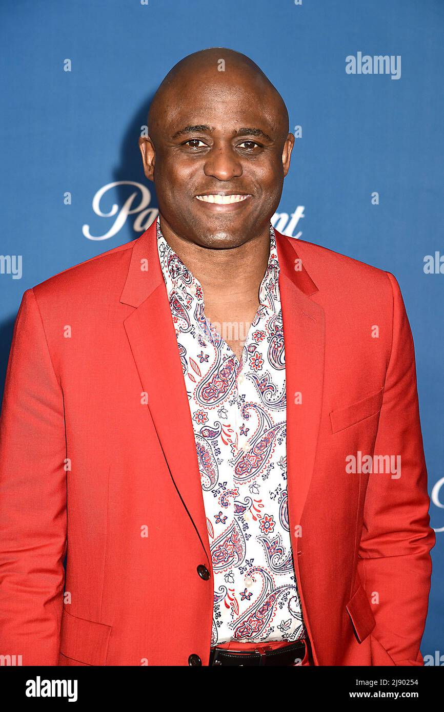 Wayne Brady attends the Paramount Upfront 2022 Blue Carpet on May 18, 2022 at 660 Madison Avenue