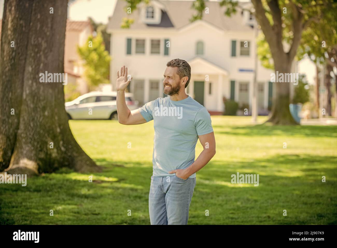 Man welcome home hi-res stock photography and images - Alamy