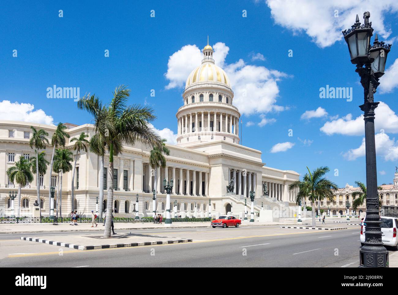 National Capitol Building (Capitolio Nacional de Cuba), Paseo del Prado, Old Havana, Havana, La Habana, Republic of Cuba Stock Photo