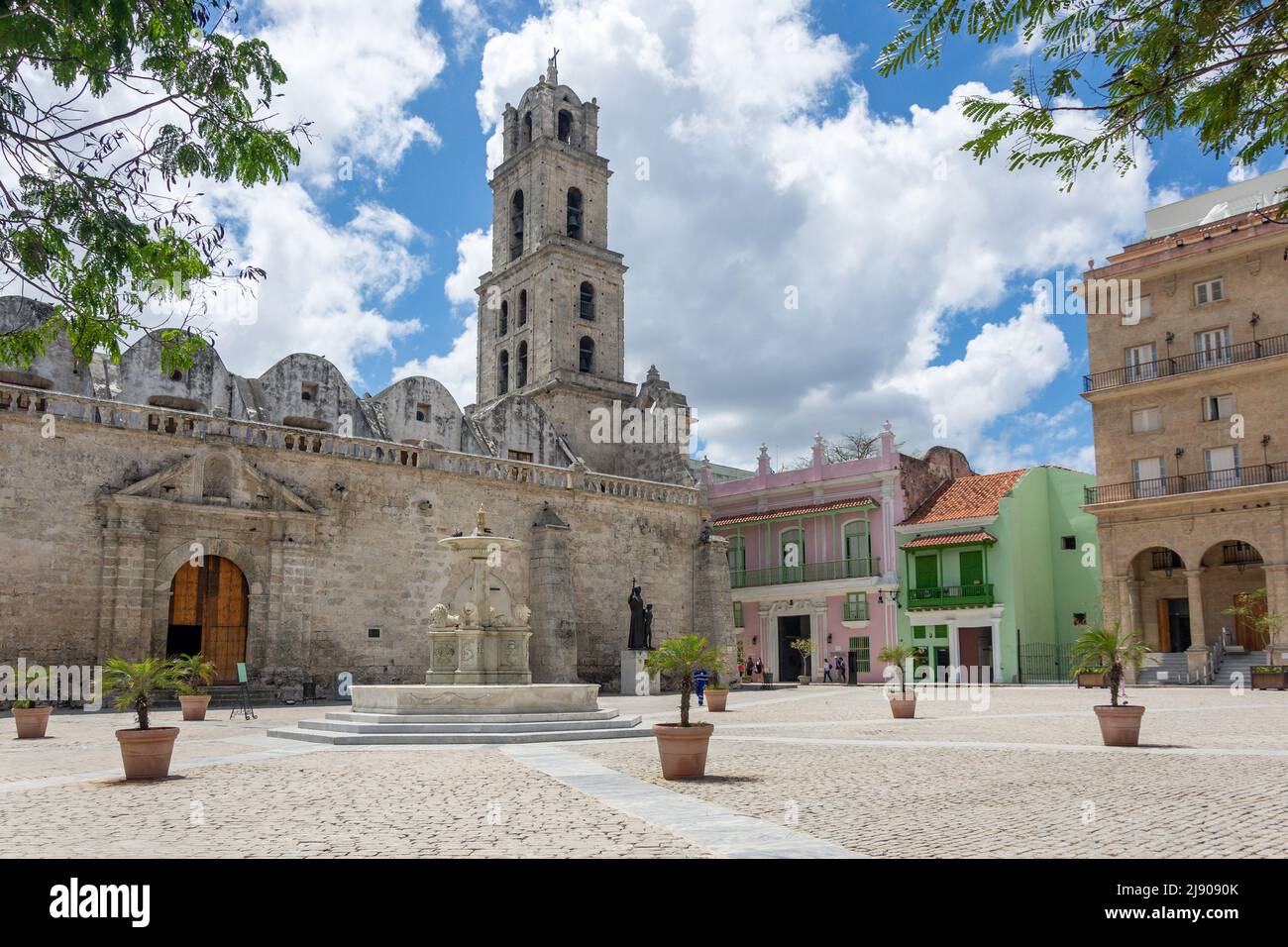 St. Francisco de Asís Basilica, Plaza de San Francisco de Asís, Old Havana, Havana, La Habana, Republic of Cuba Stock Photo