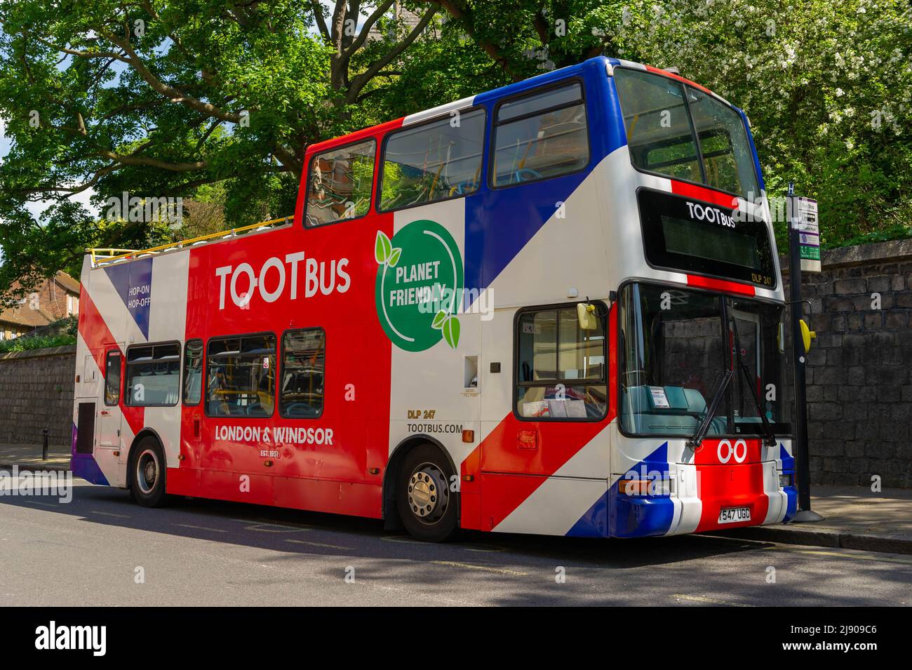 Hop On, Hop Off Tootbus, Windsor Stock Photo Alamy