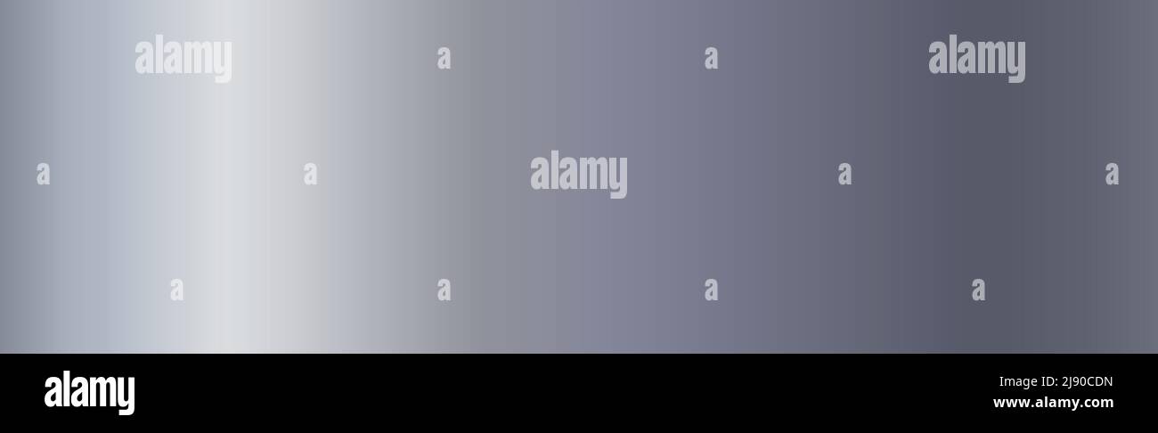 Panoramic steel background texture from silver - Vector illustration Stock Vector