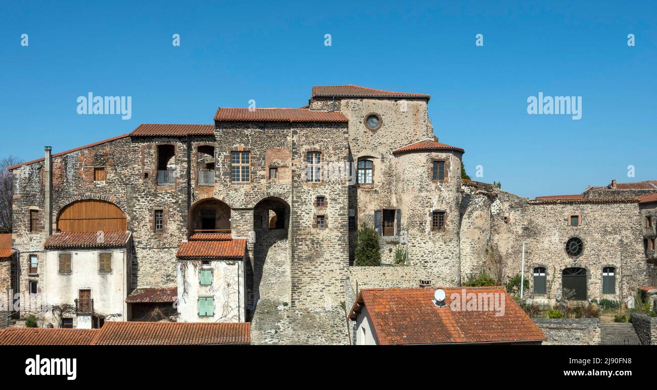 Lamothe castle, Haute Loire department, Auvergne Rhone Alpes, France, Europe Stock Photo
