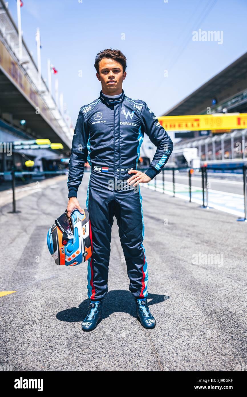 nyck de vries nld williams racing test driver  formula