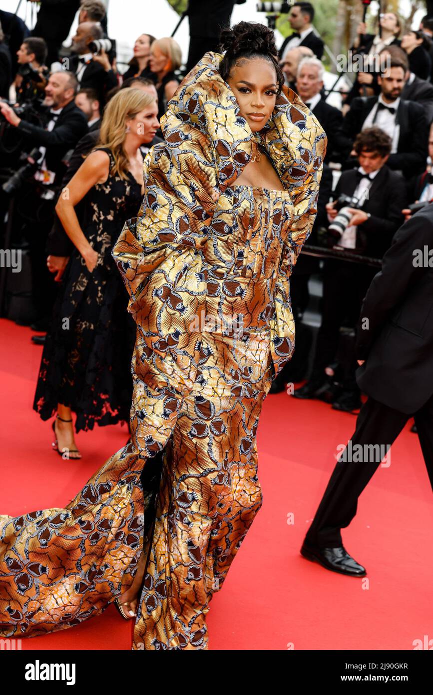 CANNES MAY 18 Didi Stone arrives to the premiere of " TOP GUN