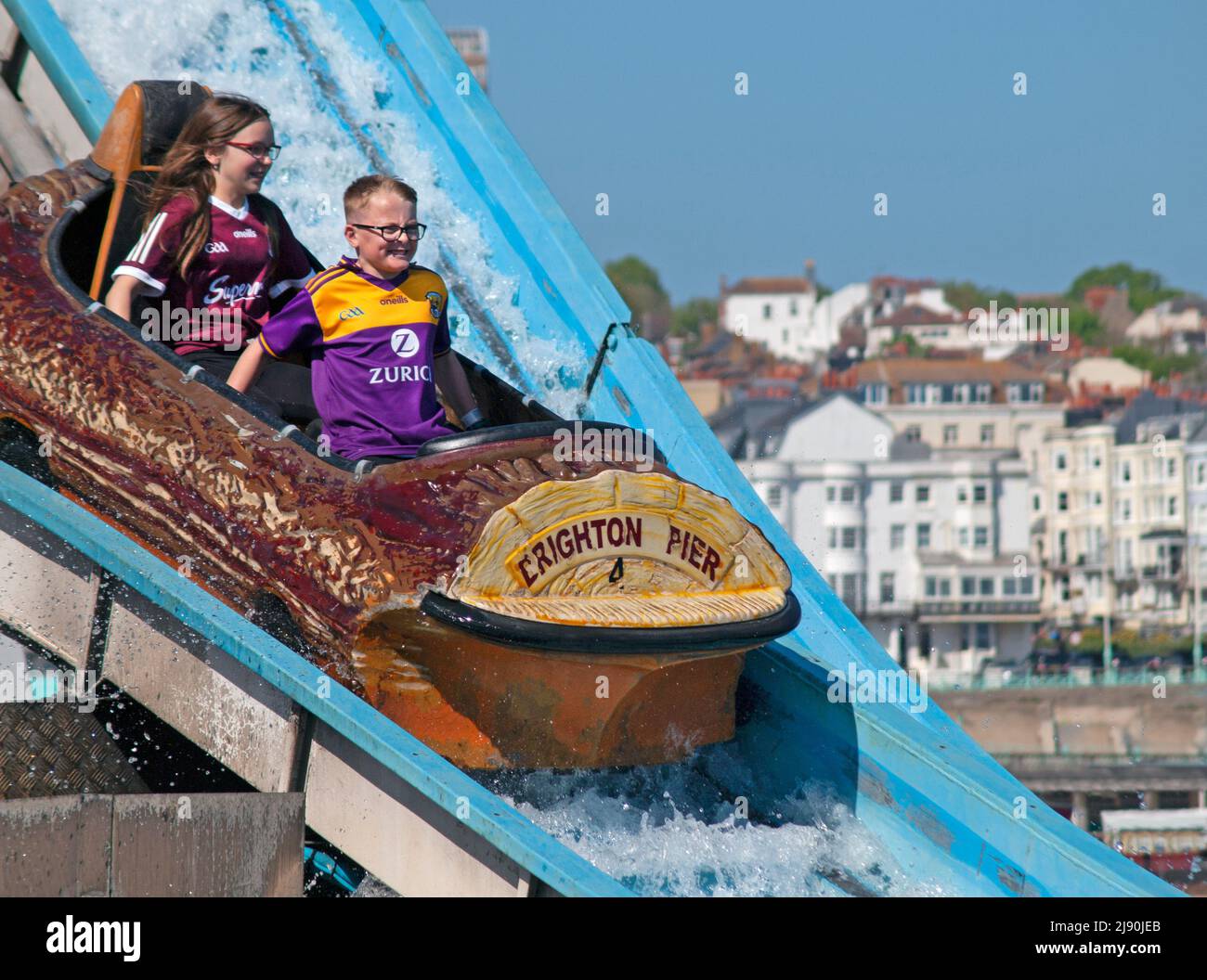 Timber roller coaster hi-res stock photography and images - Alamy