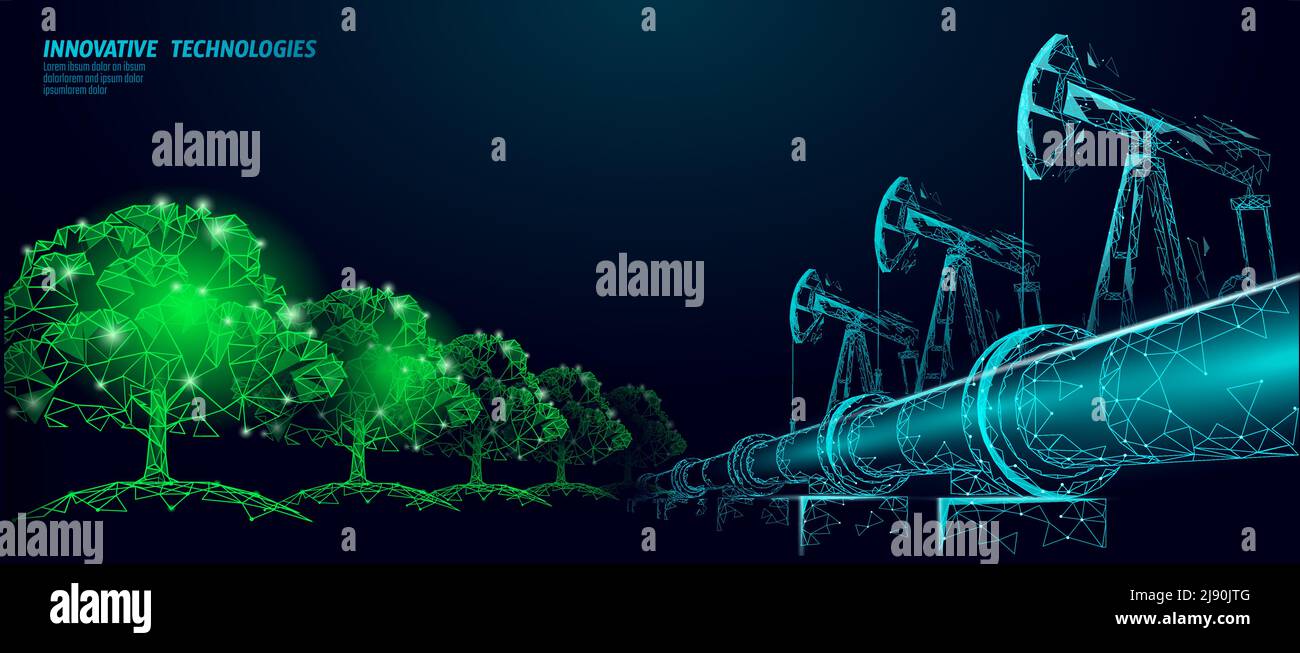 Oil pollution problem concept. Oil gas petroleum environmental disaster