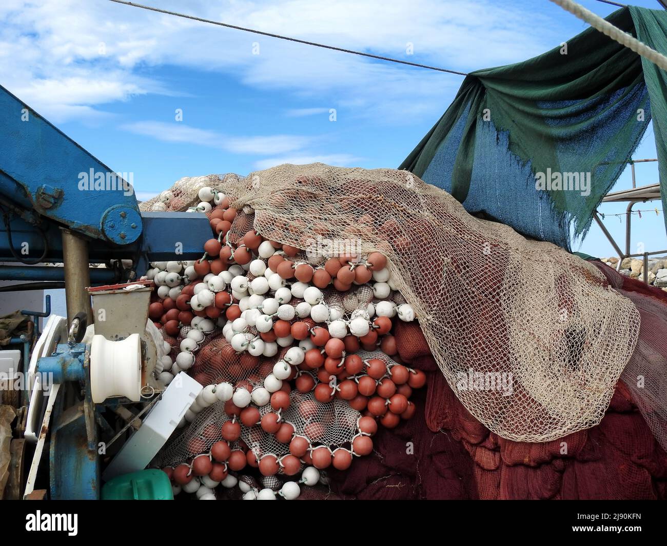 Commercial fishing net Stock Photo Alamy