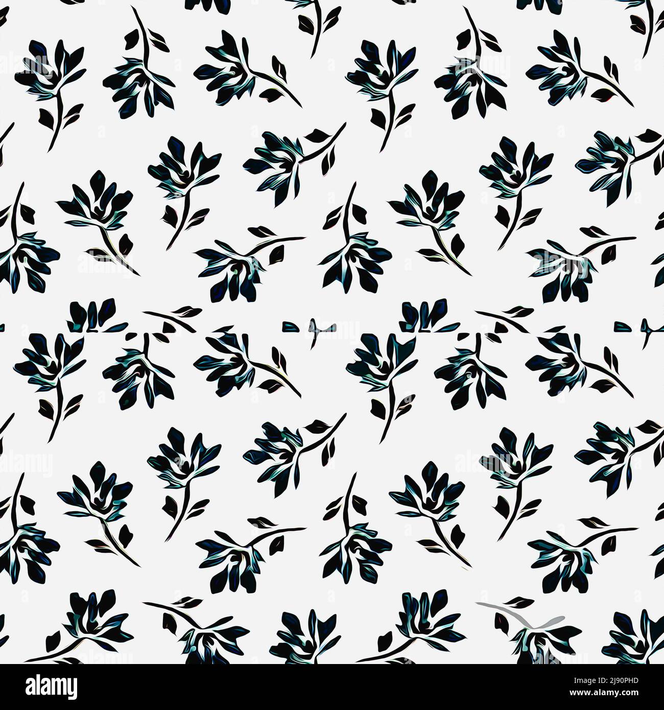 Textile and wallpaper patterns. A printable digital illustration work. Floral  Print designs Stock Photo - Alamy