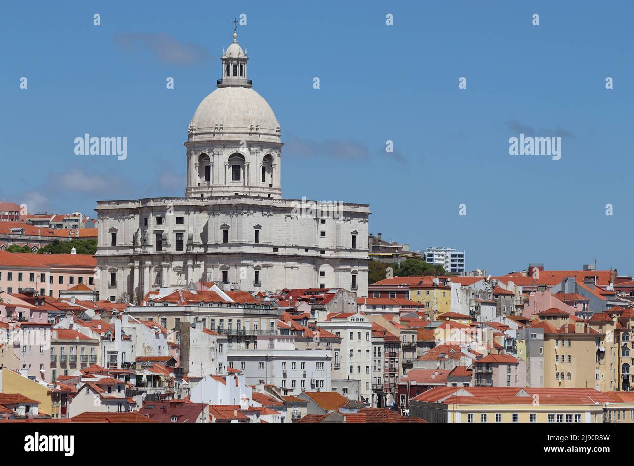 The National Pantheon, the Church of Saint Engratia, Lisbon, Portugal Stock Photo