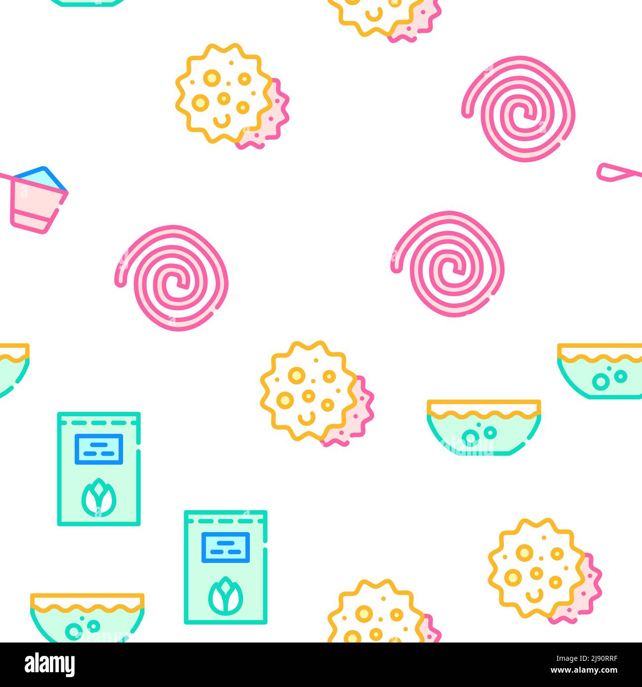 Vegan Menu Restaurant Collection Icons Set Vector Stock Vector Image