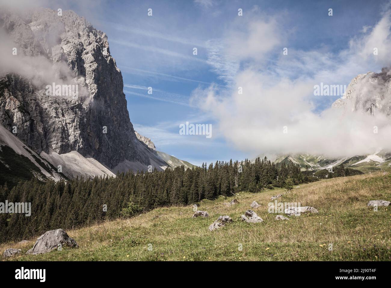 Mountain landscape in august hi-res stock photography and images - Alamy