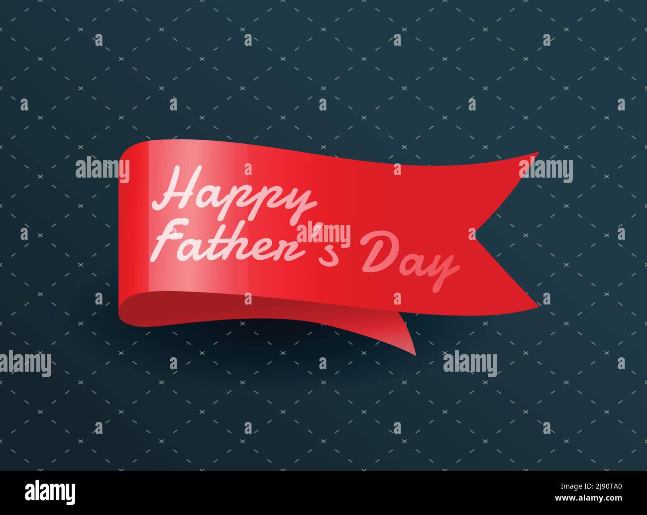 happy fathers day ribbon concept design Stock Vector Image & Art - Alamy