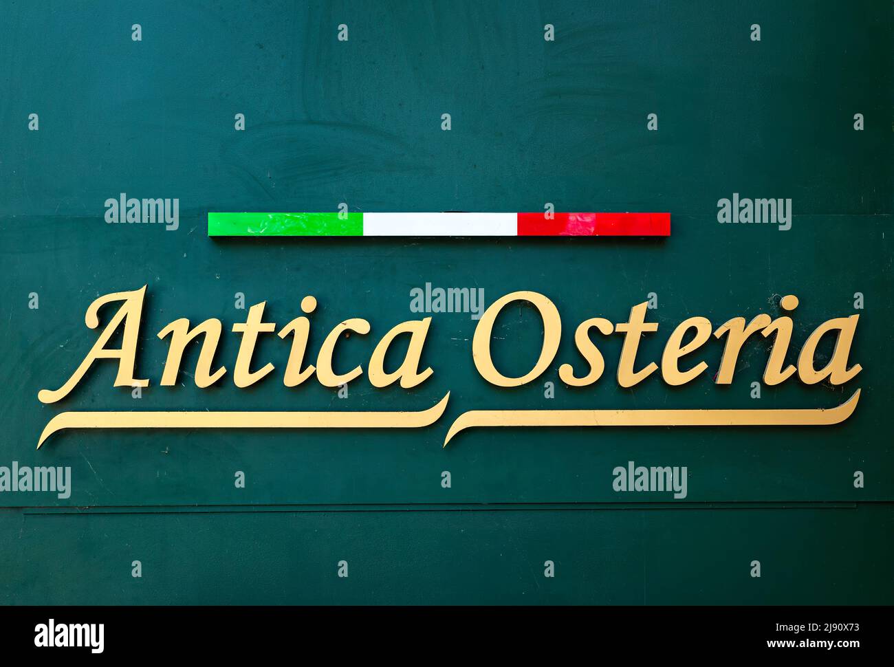 Aathal, Switzerland - May 14, 2022: Antica Osteria Italian Restaurant in Aathal near Wetzikon, Switzerland Stock Photo