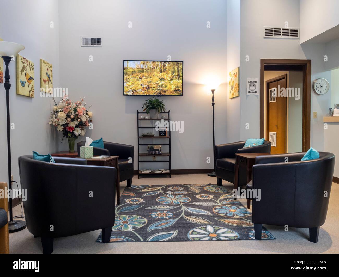 Bellevue, WA USA circa October 2021 View of a small doctor's office