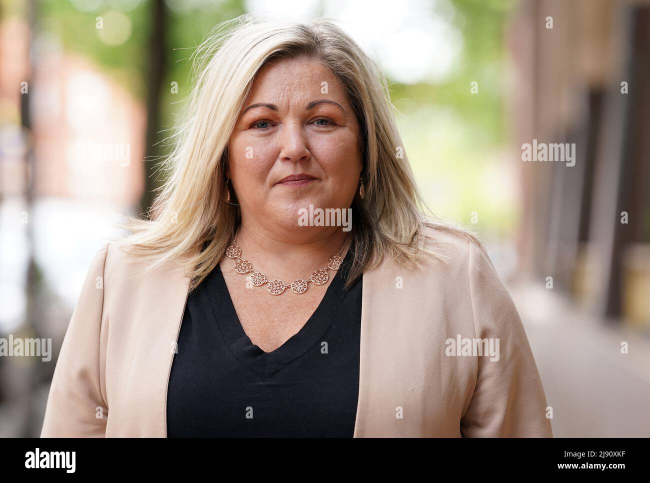 File photo dated 18/05/2022 of former Post Office worker Fiona Elliott