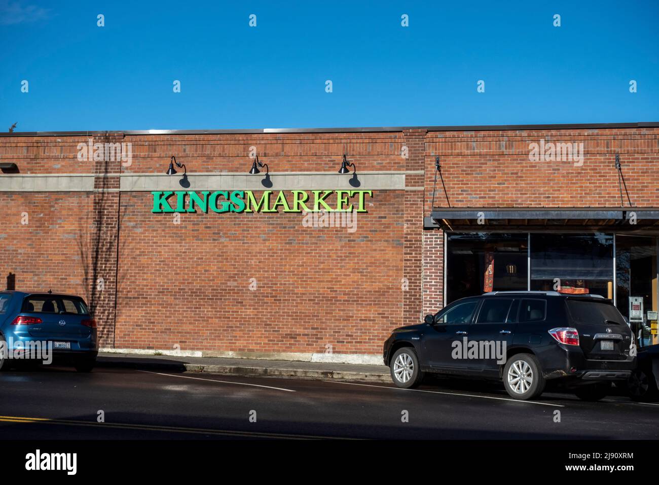 Friday Harbor, WA USA circa November 2021 Exterior view of Kings