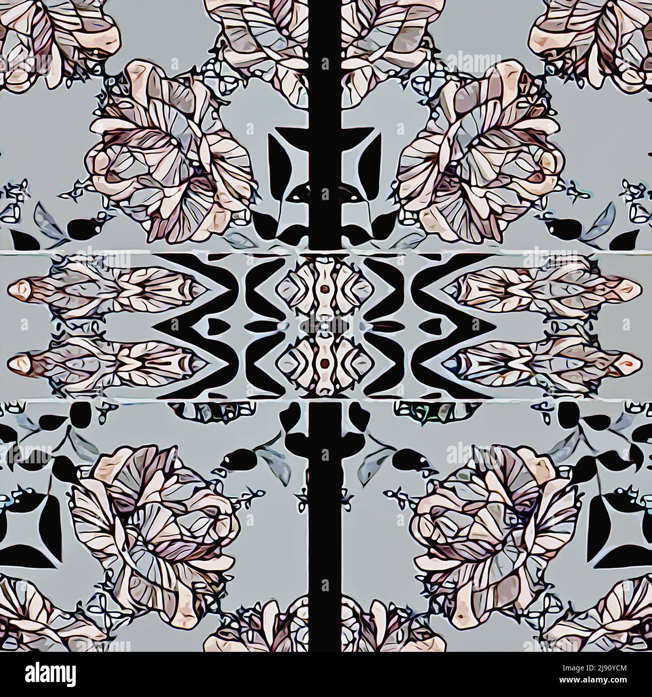 Textile and wallpaper patterns. A printable digital illustration work ...