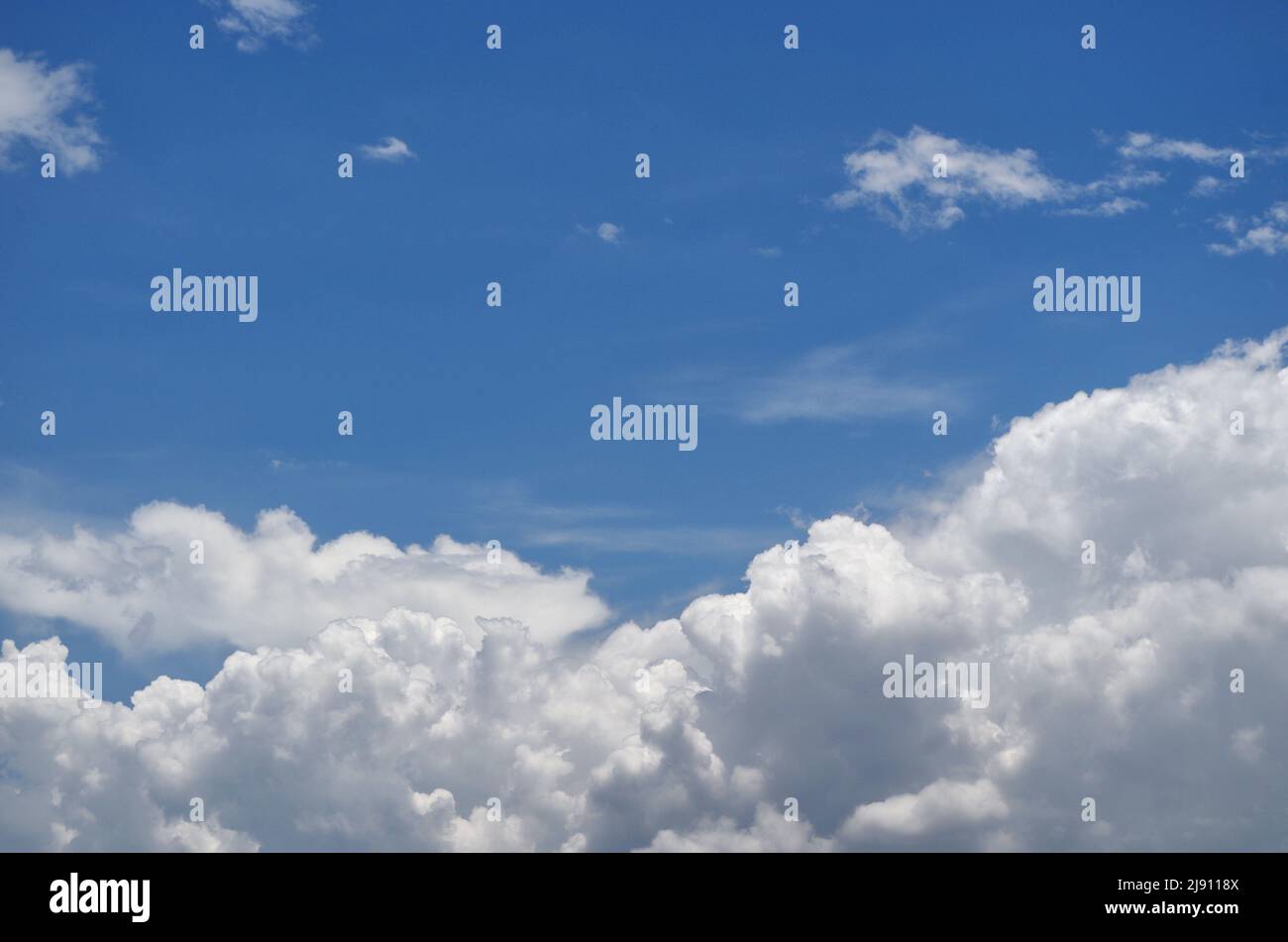 White fluffy cumulus clouds cloud skies meteorology weather background ...