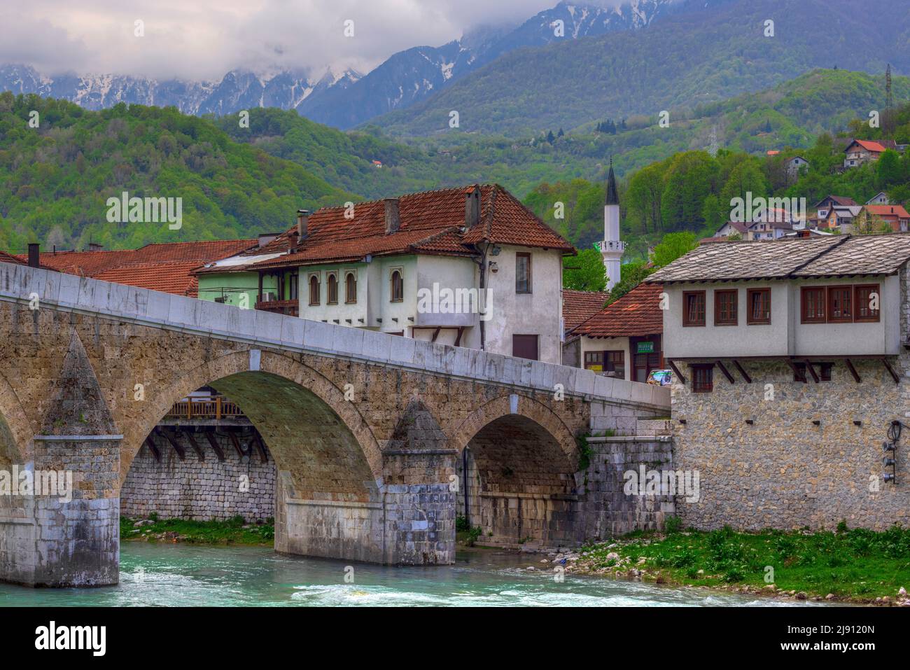 Konjic, Herzegovina-Neretva, Bosnia and Herzegovina, Europe Stock Photo
