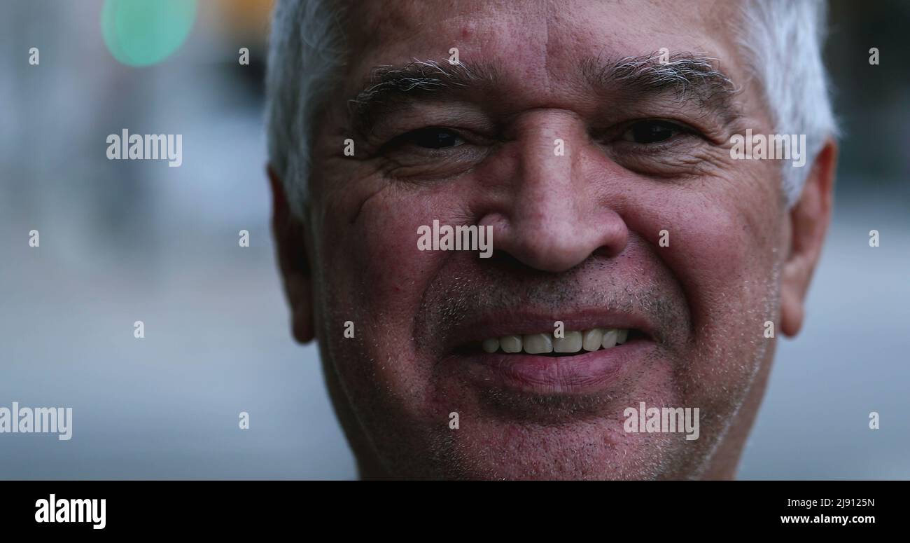 Portrait happy casual older man hi-res stock photography and images - Alamy