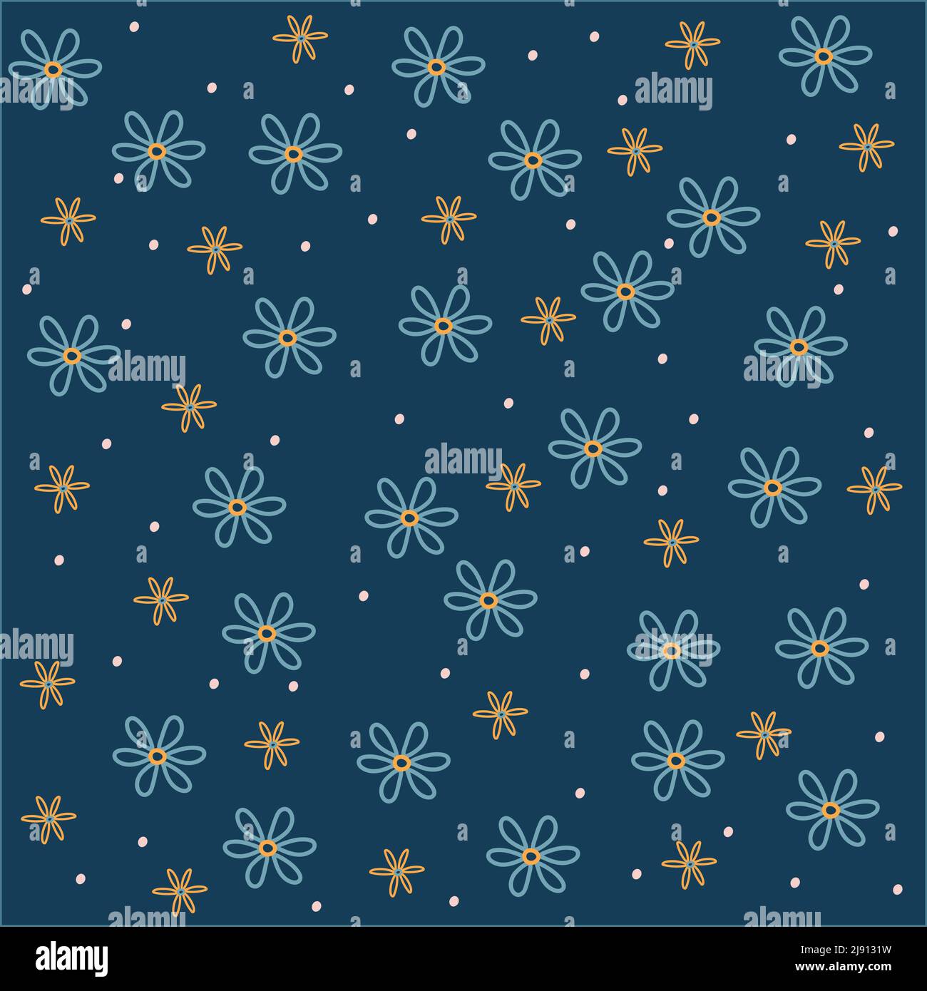 Floral seamless patterns Stock Vector