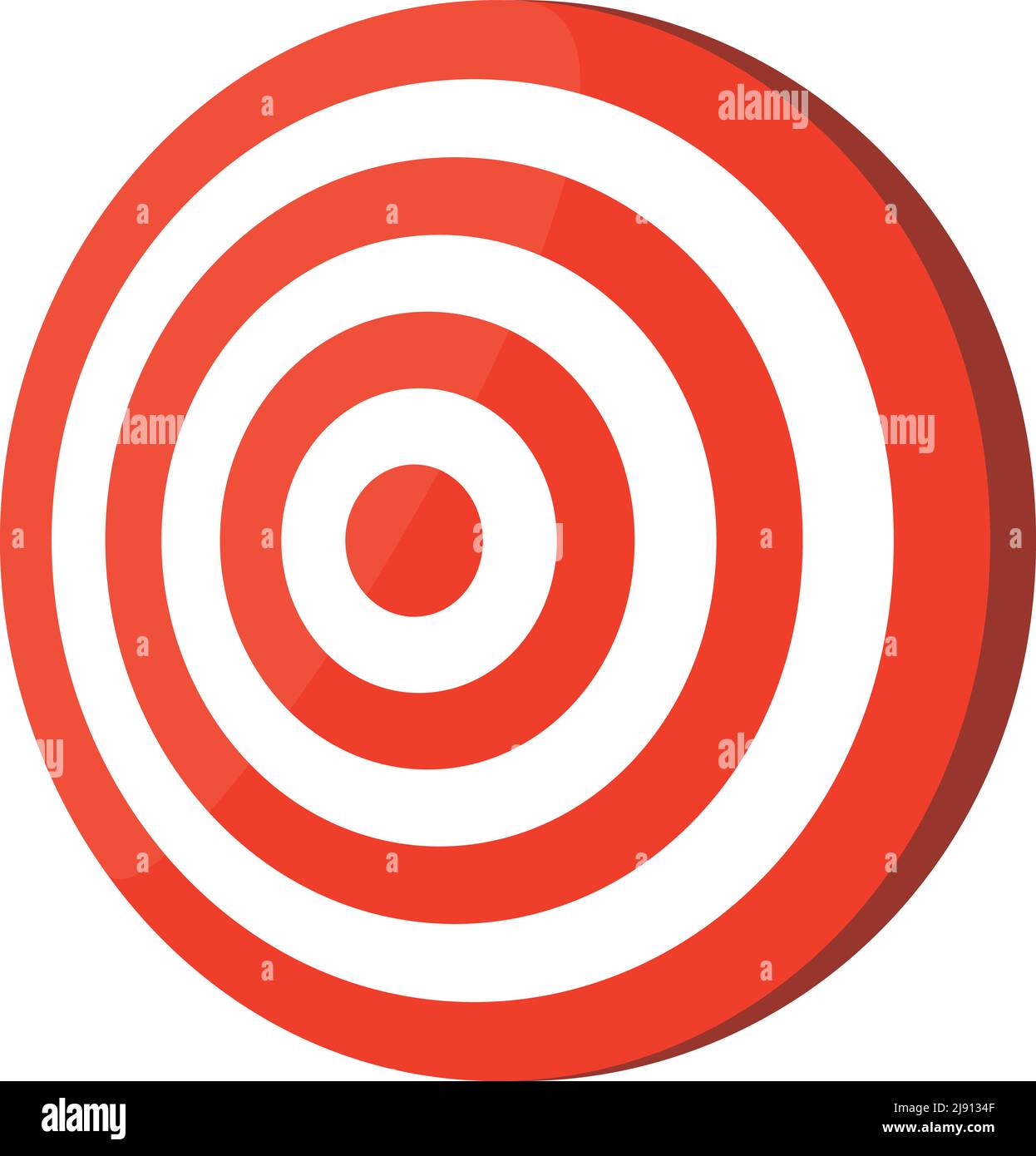 Target icon with a sense of gloss. vector. Editable vector Stock Vector ...