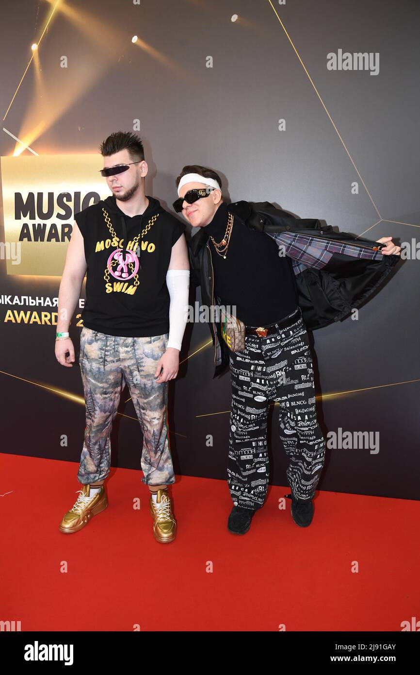 Mose blik Dårlig skæbne Moscow. The Gayazovs Brothers group at a ceremony of delivery musical a  premii'zhara of Music Awards' in the concert hall Crocus City Hall Stock  Photo - Alamy